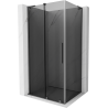 Mexen Velar L cabine de douche coulissante 100 x 80 cm, graphite, gun metal - 871-100-080-43-95
