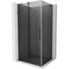 Mexen Velar L lükanduv dušinurk 110 x 80 cm, grafiit, püssmetall - 871-110-080-43-95