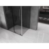 Mexen Velar L lükandustega dušinurk 110 x 70 cm, grafiit, gun metal - 871-110-070-43-95