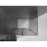Mexen Velar L lükandustega dušinurk 110 x 70 cm, grafiit, gun metal - 871-110-070-43-95