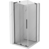 Mexen Velar L kabina prysznicowa rozsuwana 90 x 90 cm, transparent, gun gray szczotkowany - 871-090-090-03-66