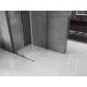 Mexen Velar L sliding shower cabin 90 x 90 cm, transparent, gun gray brushed - 871-090-090-03-66