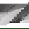 Mexen Velar L Duschkabine, verschiebbar 100 x 100 cm, transparent, gebürstetes Gun Gray - 871-100-100-03-66