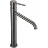 Mexen Rumba grifo de lavabo alto, gris cañón cepillado - 73510-66