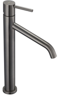 Mexen Rumba rubinetto lavabo alto, grigio canna di fucile spazzolato - 73510-66