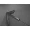 Mexen Velar L shower enclosure sliding 90 x 70 cm, transparent, brushed gun gray - 871-090-070-03-66