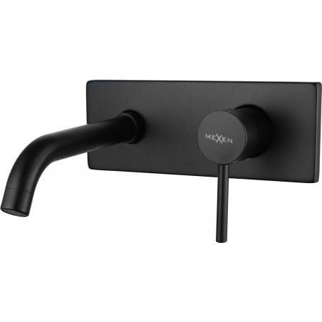 Mexen Alma robinet de lavabo encastré, noir - 75115-70