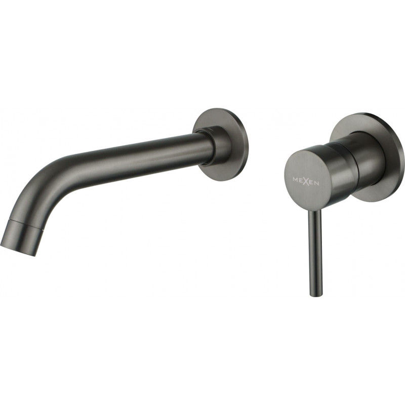Mexen Alma robinet encastré pour lavabo, graphite - 75015-66