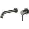 Mexen Alma grifo de lavabo empotrado, gris pistola cepillado - 75015-66
