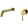 Mexen Alma Unterputz-Waschtischarmatur, gold - 75015-50