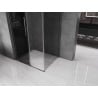 Mexen Velar L Duschkabine schiebbar 90 x 80 cm, graphit, gebürstet Gun Gray - 871-090-080-43-66