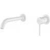 Mexen Alma robinet de lavabo encastré, blanc - 75015-20