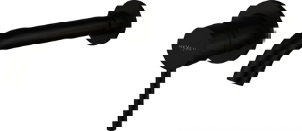 Mexen Alma ielejamu stiprinājumu izlietnes jaucējkrāns, melns - 75015-70