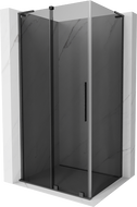Mexen Velar L klizna tuš kabina klizna 110 x 90 cm, grafit, brušeni gun gray - 871-110-090-43-66