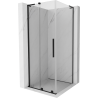Mexen Velar L Duschkabine zum Schieben 100 x 100 cm, transparent, schwarz - 871-100-100-03-70
