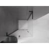 Mexen Velar L cabine de duche deslizante 120 x 120 cm, fosco, preto - 871-120-120-33-70