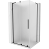 Mexen Velar L Duschkabine schiebbar 90 x 85 cm, matt, schwarz - 871-090-085-33-70