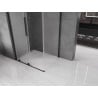 Mexen Velar L kabina prysznicowa rozsuwana 100 x 90 cm, szron, czarna - 871-100-090-33-70