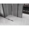 Mexen Velar L lükandustega dušinurk 120 x 70 cm, matt, must - 871-120-070-33-70