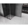 Mexen Velar L sliding shower cabin 90 x 90 cm, graphite, black - 871-090-090-43-70