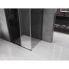 Mexen Velar L Sliding Shower Enclosure 90 x 100 cm, Graphite, Black - 871-090-100-43-70