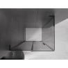 Cabine de douche coulissante Mexen Velar L 120 x 90 cm, graphite, noir - 871-120-090-43-70