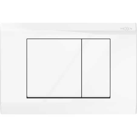 Mexen Fenix Air 01 pneumatic flush button, glossy white - 6A0100