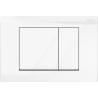 Mexen Fenix Air 01 pneumatisk spolningsknapp, vit blank - 6A0100