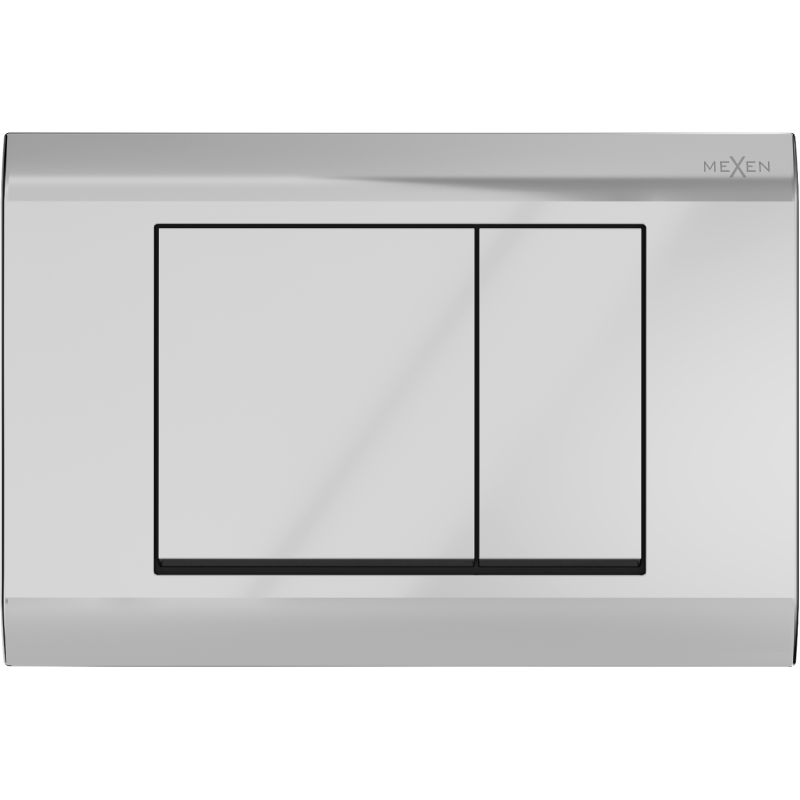 Mexen Fenix Air 01 pneumatic flush button, glossy chrome - 6A0101