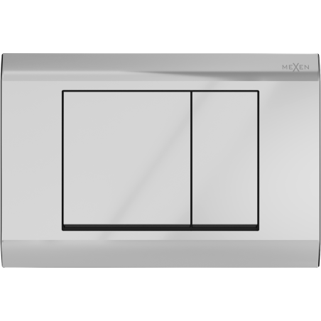 Mexen Fenix Air 01 pneumatisk spolningsknapp, blank krom - 6A0101