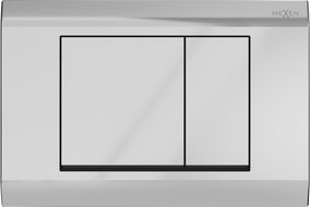 Mexen Fenix Air 01 pneumatisk spolningsknapp, blank krom - 6A0101