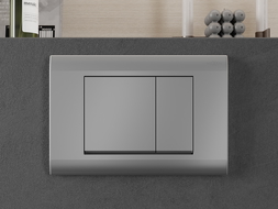 Mexen Fenix Air 01 pneumatische spoelknop, mat chroom - 6A0102