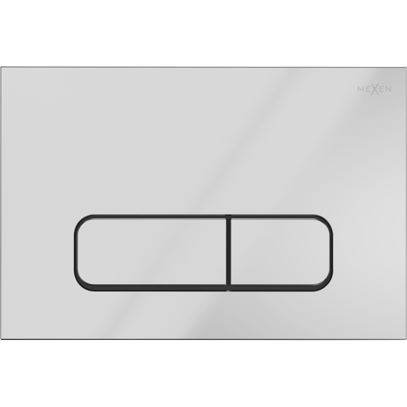 Mexen Fenix Air 02 bouton de chasse d'eau pneumatique, chrome brillant - 6A0201