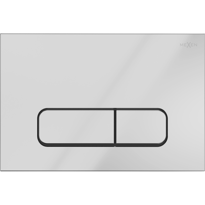 Mexen Fenix Air 02 Pneumatic Flush Button, Glossy Chrome - 6A0201