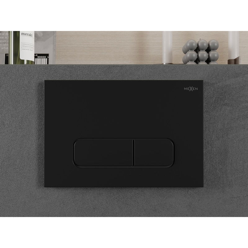 Mexen Fenix Air 02 pneumatische spoelknop, zwart - 6A0203