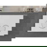 Mexen Fenix Air 05 pneumatische spoelknop, wit glanzend - 6A0500