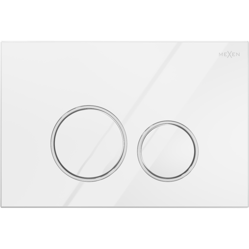 Mexen Fenix Air 05 pulsante di scarico pneumatico, bianco lucido - 6A0500