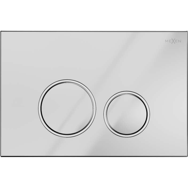 Mexen Fenix Air 05 pneumatic flush button, glossy chrome - 6A0501
