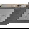 Mexen Fenix Air 05 pneumatische bedieningsplaat, mat chroom - 6A0502