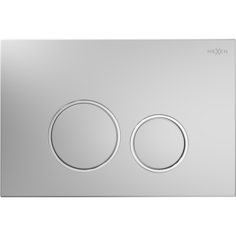 Mexen Fenix Air 05 pneumatische bedieningsplaat, mat chroom - 6A0502