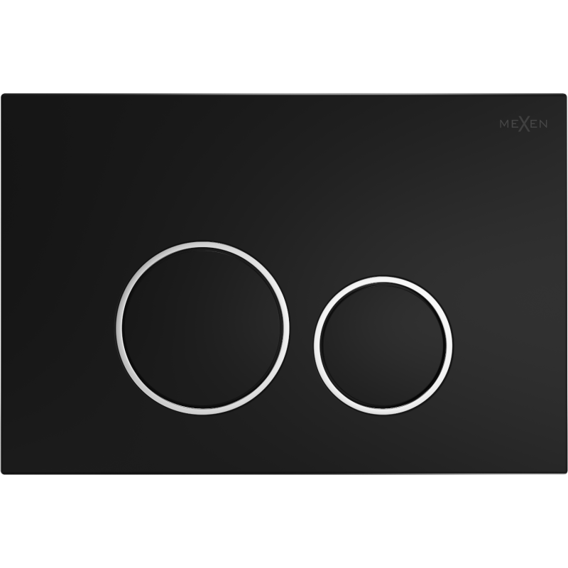 Mexen Fenix Air 05 pneumaattinen huuhtelupainike, musta - 6A0503