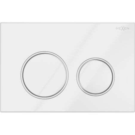 Mexen Fenix Air 07 XS pneumatic flush button, glossy white - 6A0700