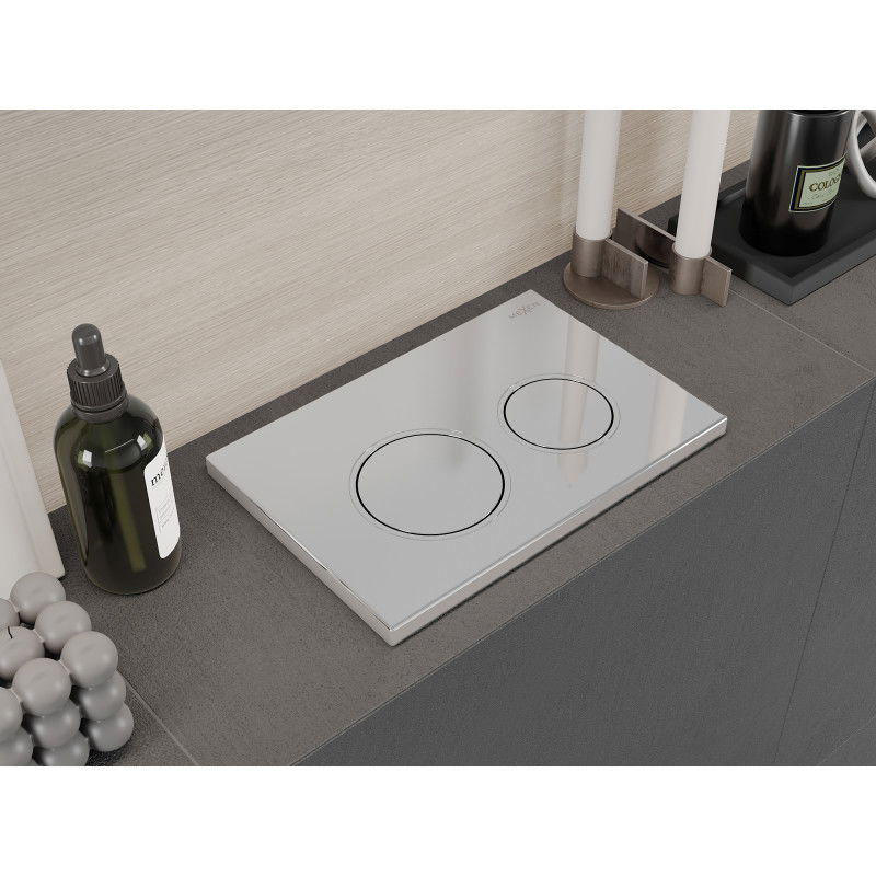 Mexen Fenix Air 07 XS pneumatische spoelknop, glanzend chroom - 6A0701