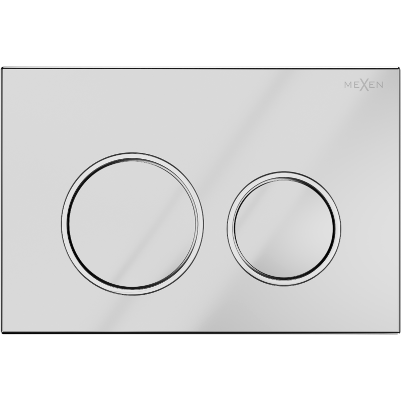 Mexen Fenix Air 07 XS pneumatic flush button, glossy chrome - 6A0701