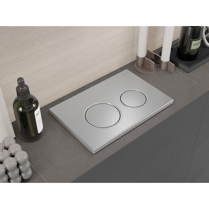 Mexen Fenix Air 07 XS pneumatische spoelknop, mat chroom - 6A0702