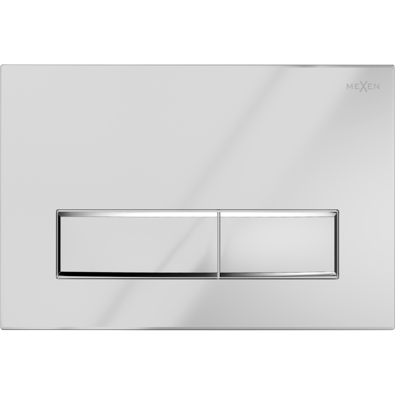 Mexen Fenix Air 09 pneumatic flush button, shiny chrome - 6A0901