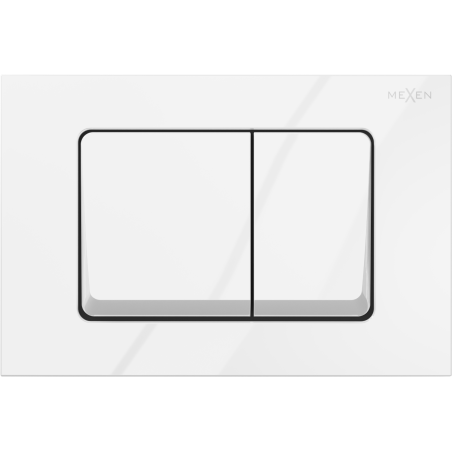 Mexen Fenix Air 10 XS pneumatic flush button, glossy white - 6A1000