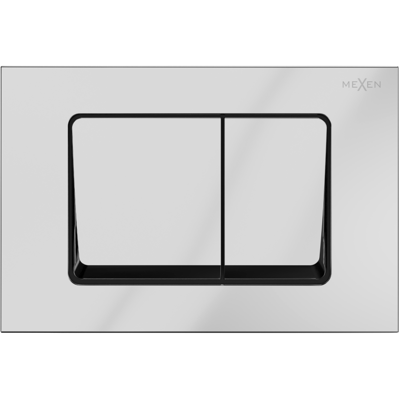 Mexen Fenix Air 10 XS bouton de chasse pneumatique, chrome brillant - 6A1001