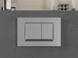 Mexen Fenix Air 10 XS pneumatic flush button, matte chrome - 6A1002