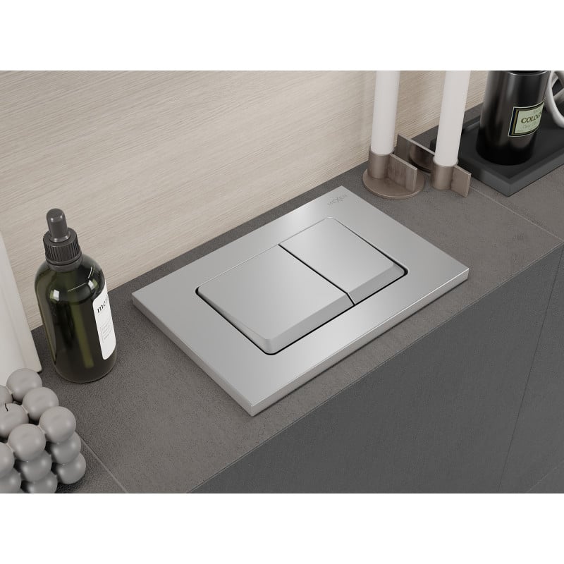 Mexen Fenix Air 10 XS bouton de chasse d'eau pneumatique, chrome mat - 6A1002